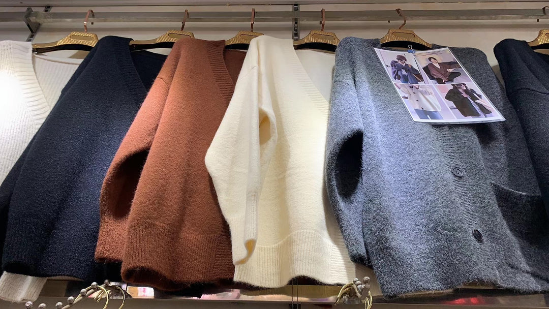 Gilet surdimensionné pour femmes avec poches pratiques et décolleté en V