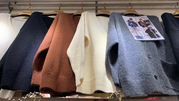 Gilet surdimensionné pour femmes avec poches pratiques et décolleté en V