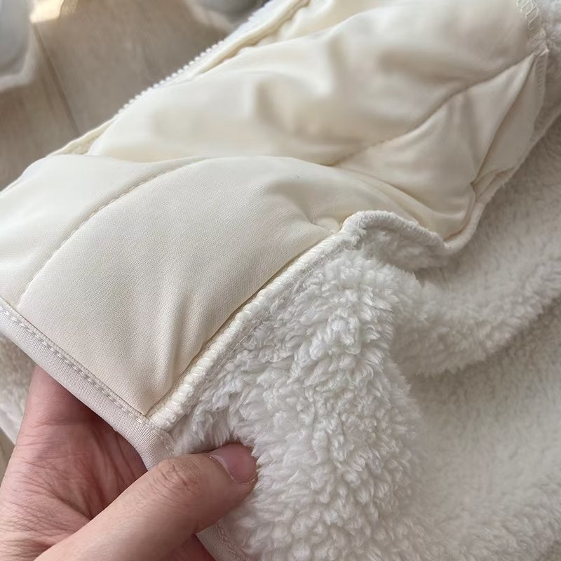Veste en polaire confortable pour femmes avec col montant et fermeture éclair latérale Chic & Stil