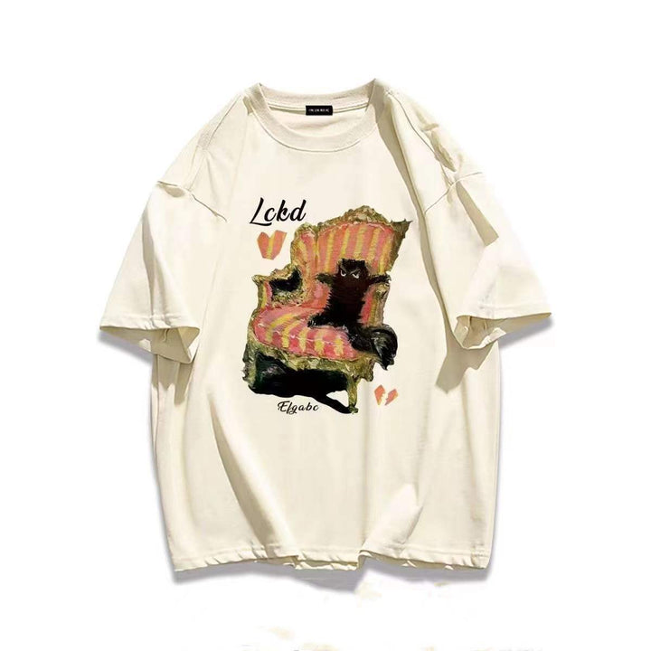 Sweatshirt pour femmes avec design de chat humoristique Chic & Stil