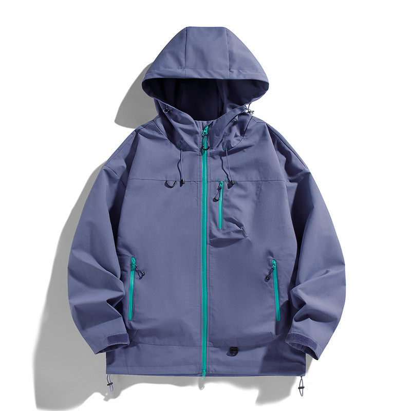 Functional jacket for men with breathable materials and practical design Lune London
