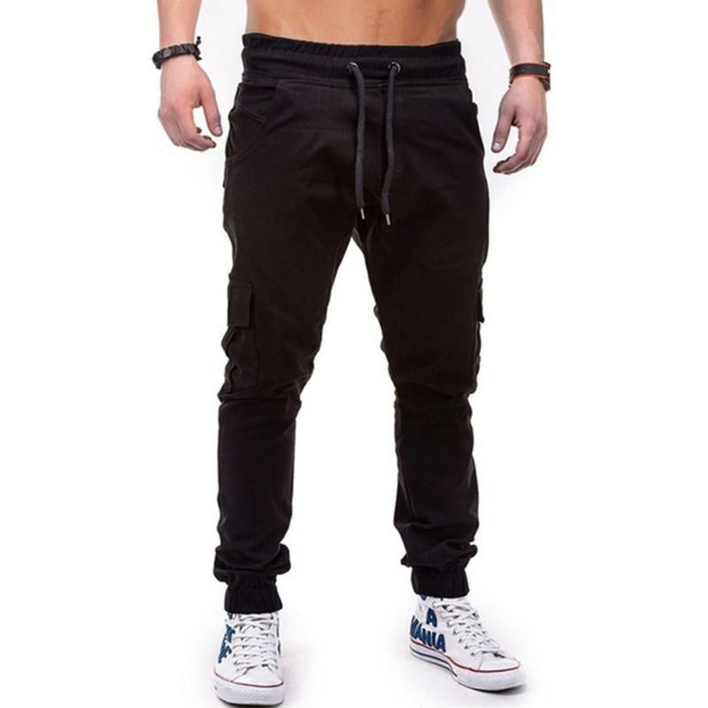 Cargo joggers for men with elastic waist and practical side pockets Lune London