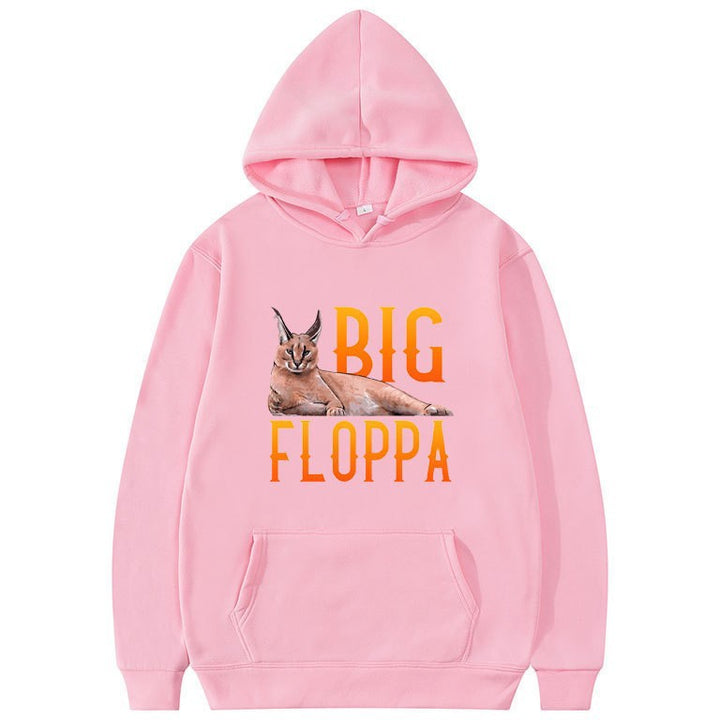 Women's hoodie with animal graphic design and cozy artificial fleece interior Chic & Stil