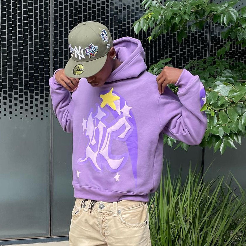 Ladies Oversized Hoodie with a Colorful Graphic Design Lune London
