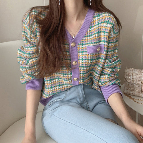 Lune London Elegant Boucle Knit Jacket for Women