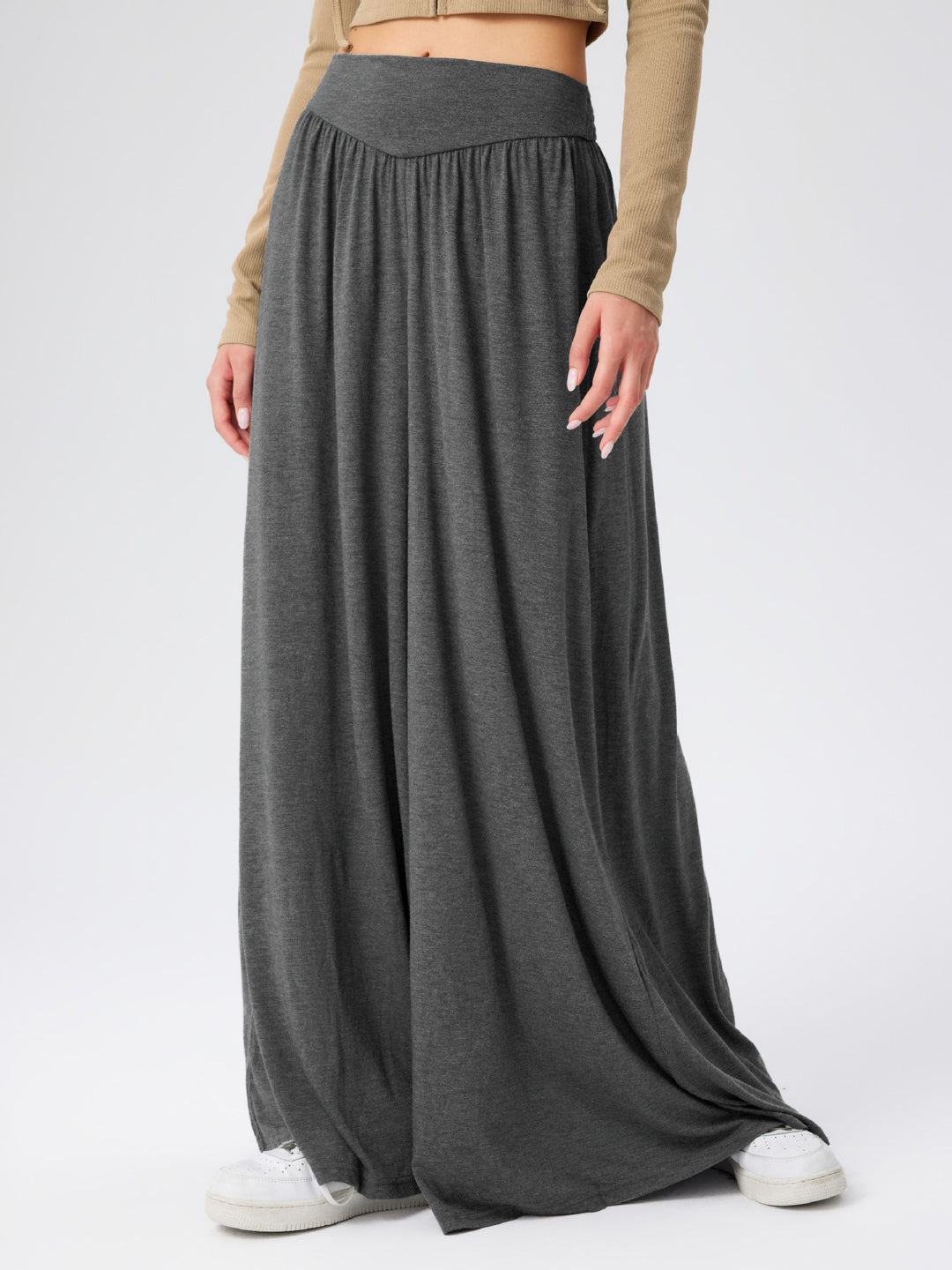 Airy maxi skirt for women with a loose fit and elastic waist Lune London