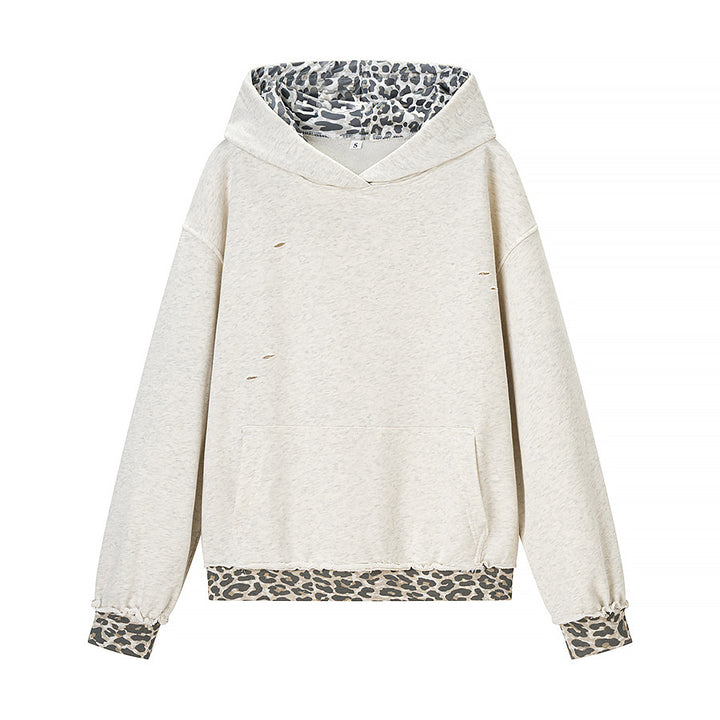 Sweat à capuche pour femme avec un imprimé animal à la mode et une coupe rêveuse Chic & Stil