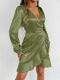 Lune London | Minidress with Long Sleeves and Ruffled Hem