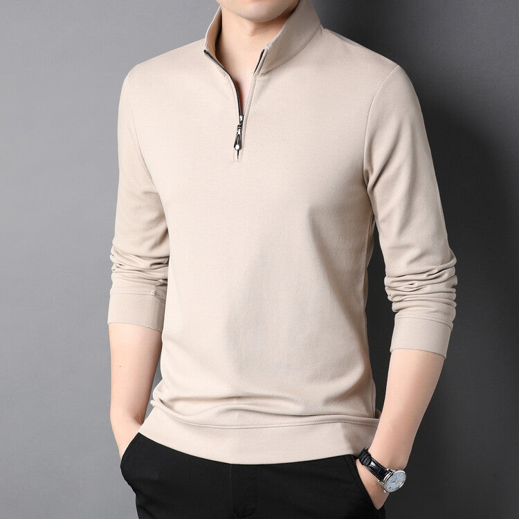 Men's turtleneck pullover with zipper Lune London