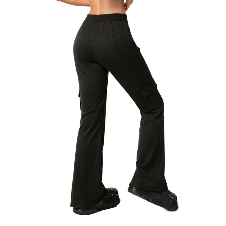 Pantalons cargo décontractés pour femmes à coupes larges Chic & Stil