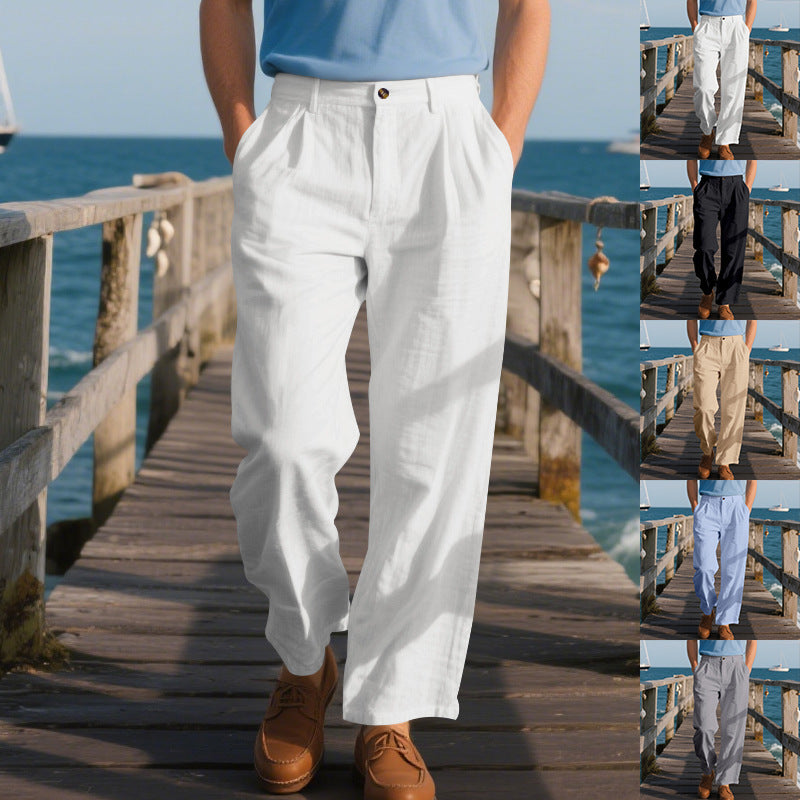 Men's elegant casual trousers with side pockets Lune London