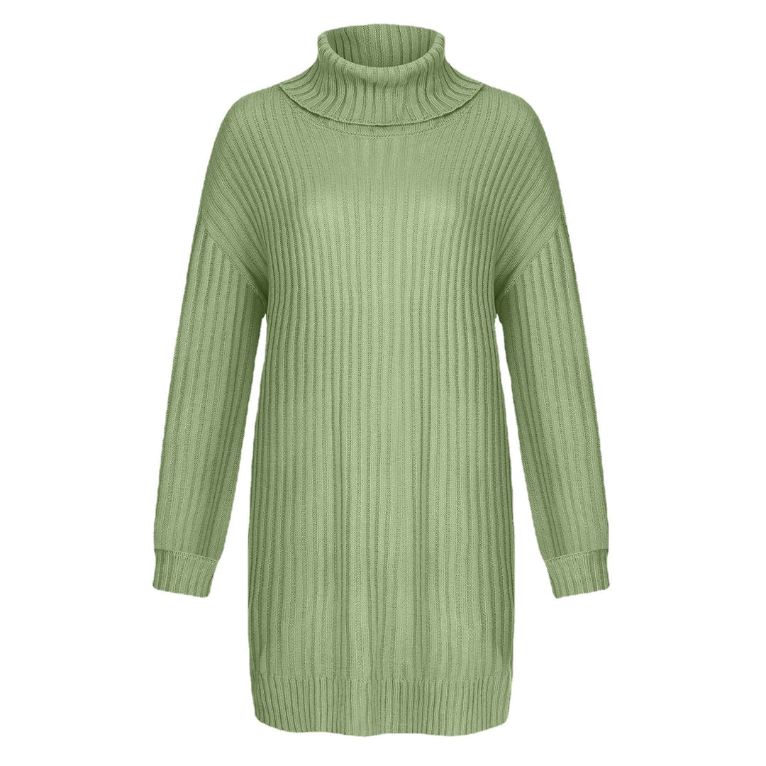 Chunky knit turtleneck sweater for women, relaxed fit Lune London