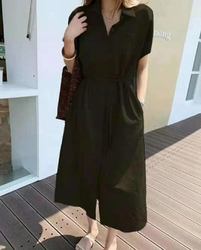 Lune London Elegant Utility Shirt Dress for Ladies
