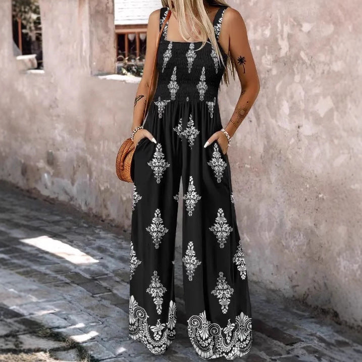 Ladies Wide Leg Jumpsuit Lune London