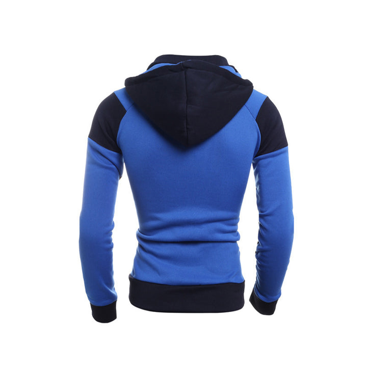 Sporty hooded jacket for men with trendy colorblock design Lune London