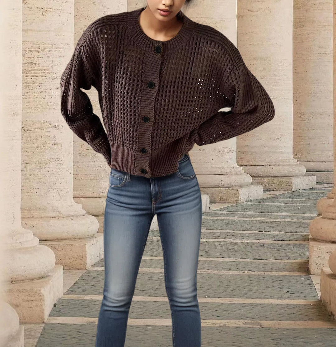 Women airy knit cardigan Lune London