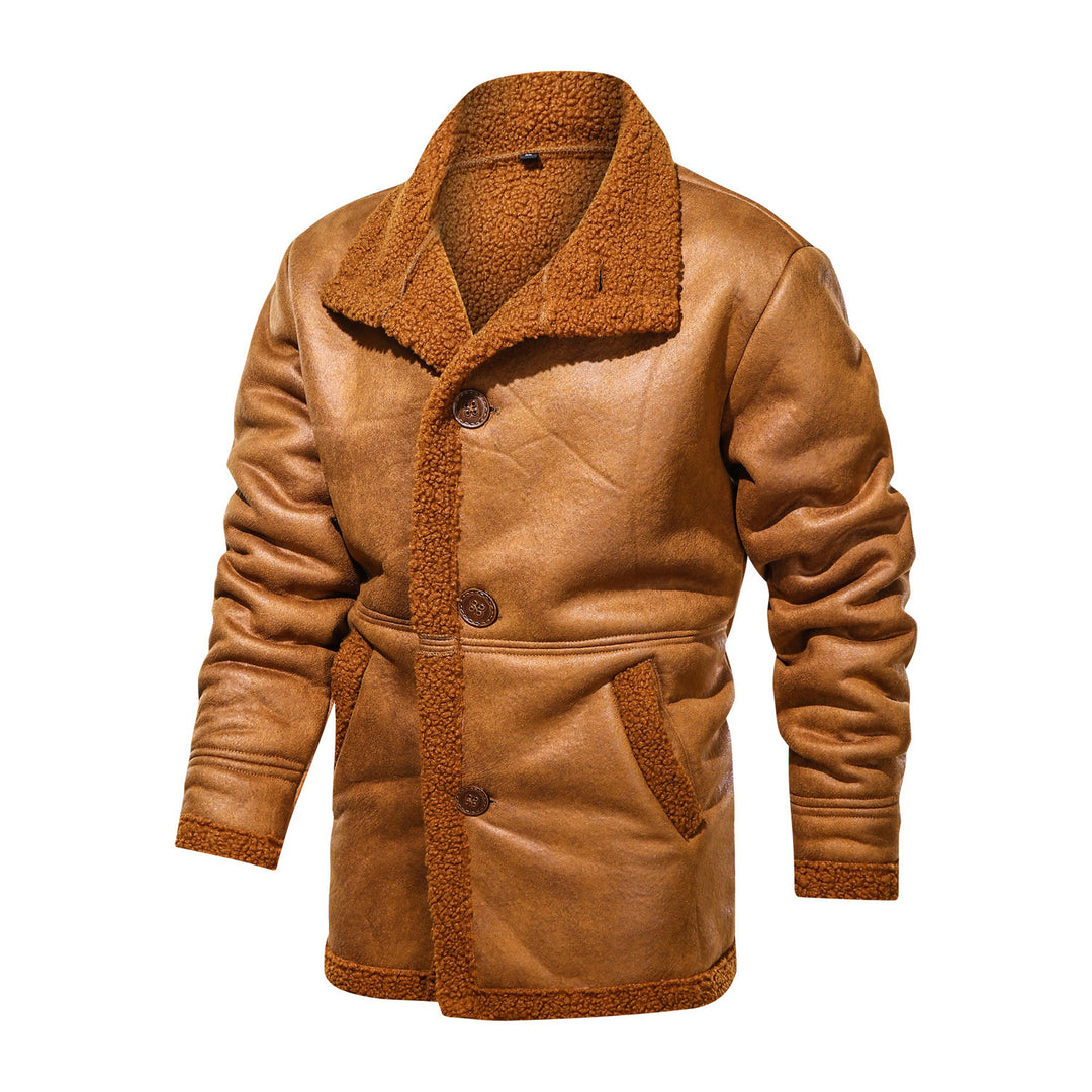 Fashionable men's jacket with warm plush lining Lune London