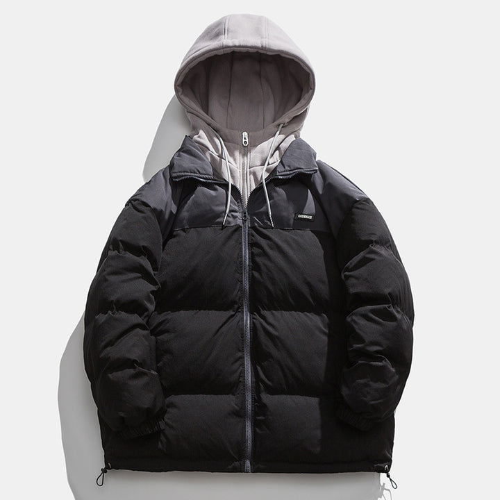 Men's winter jacket with removable hood and insulated lining Lune London