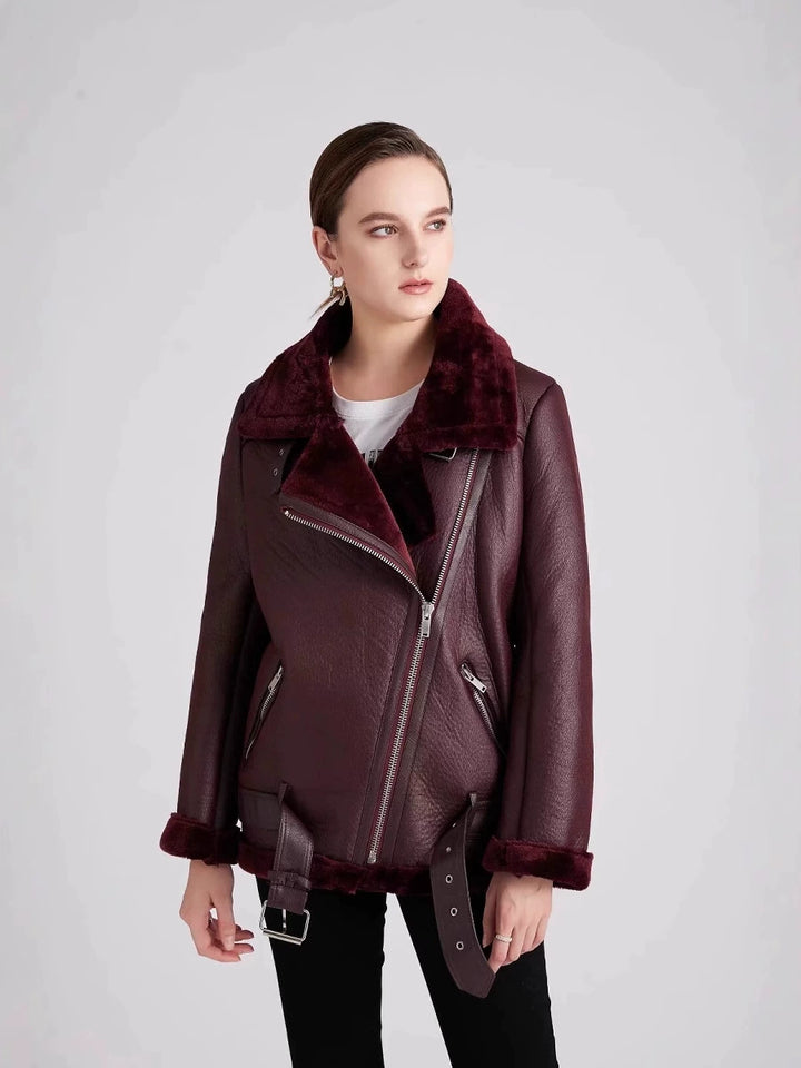 Lune London | Belted soft fleece jacket