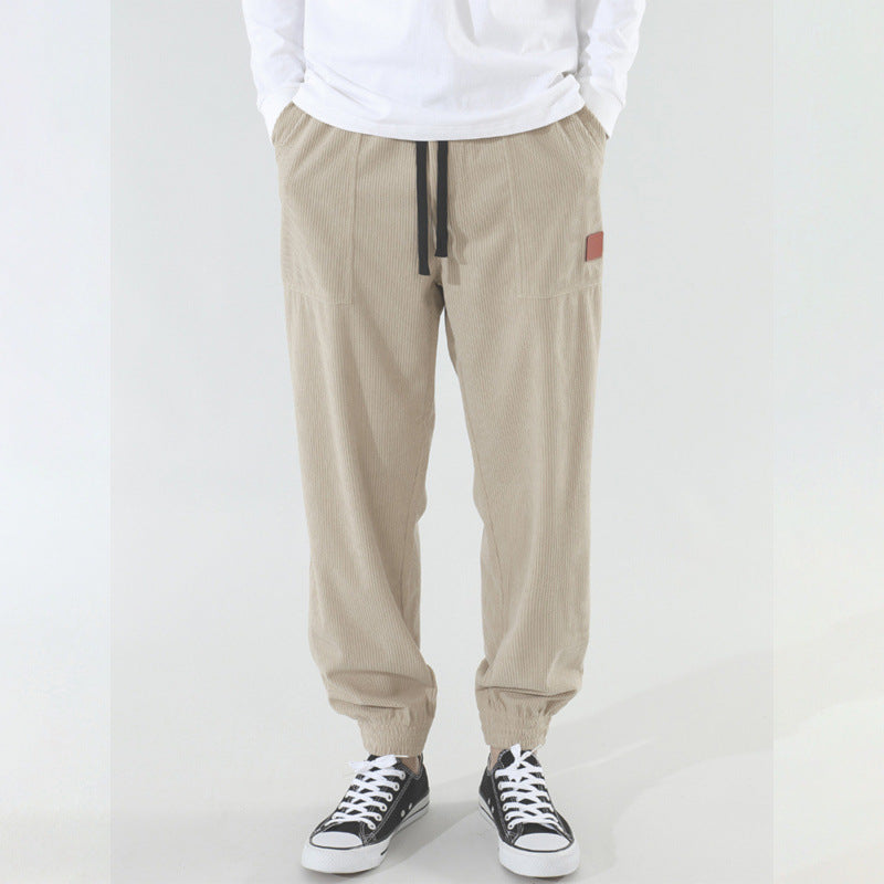 Comfortable casual pants for men with elastic waistband and relaxed fit Lune London