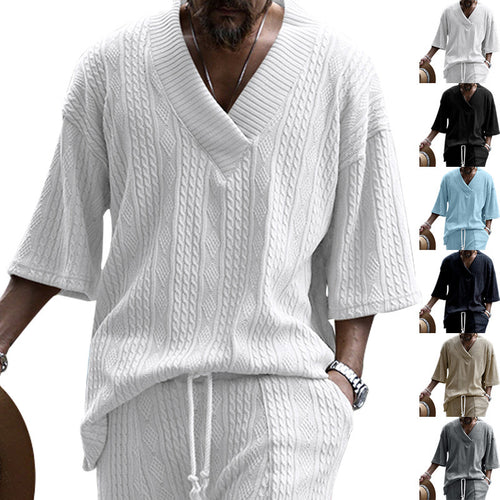 Women Oversized Sweater with V Neck and Chic Structure and Style