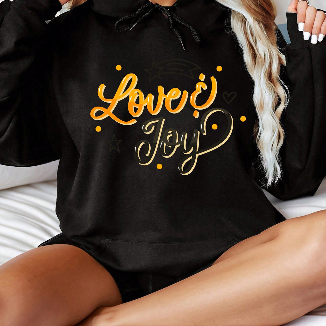 Sweat à capuche pour femme avec un design inspirant Love & Joy Chic & Stil