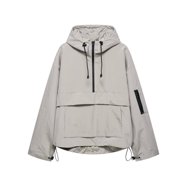 Lightweight anorak jacket for women with practical pockets Lune London