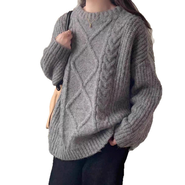 Pull oversized confortable pour femme en maille fine Chic & Stil