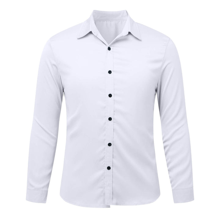 Men's Elegant Long Sleeve Shirt in Fine Fabric Lune London