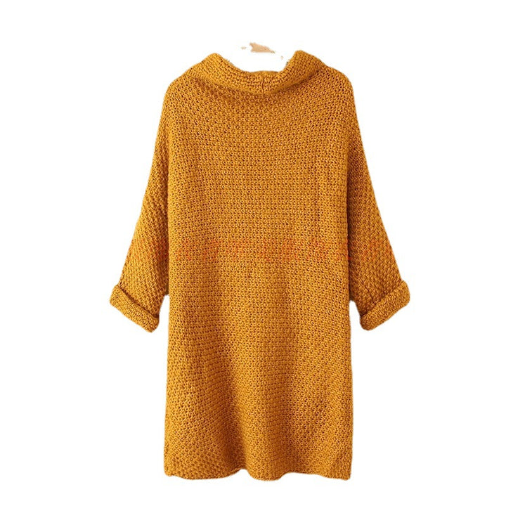 Ladies Large knitted cardigan with a relaxed fit and practical pockets Lune London