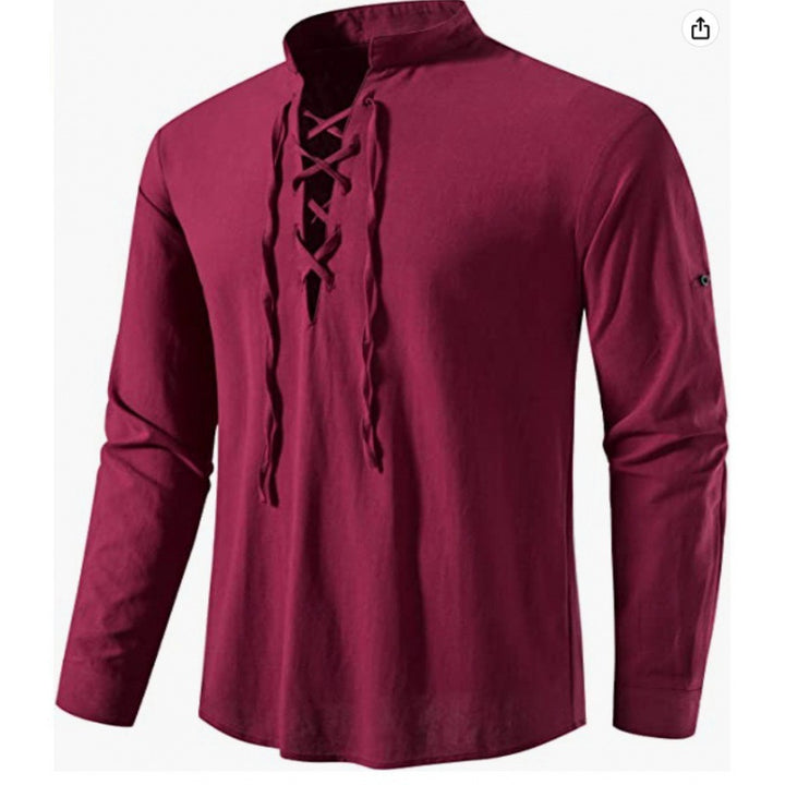 Men's long sleeve shirt with casual cordage Lune London