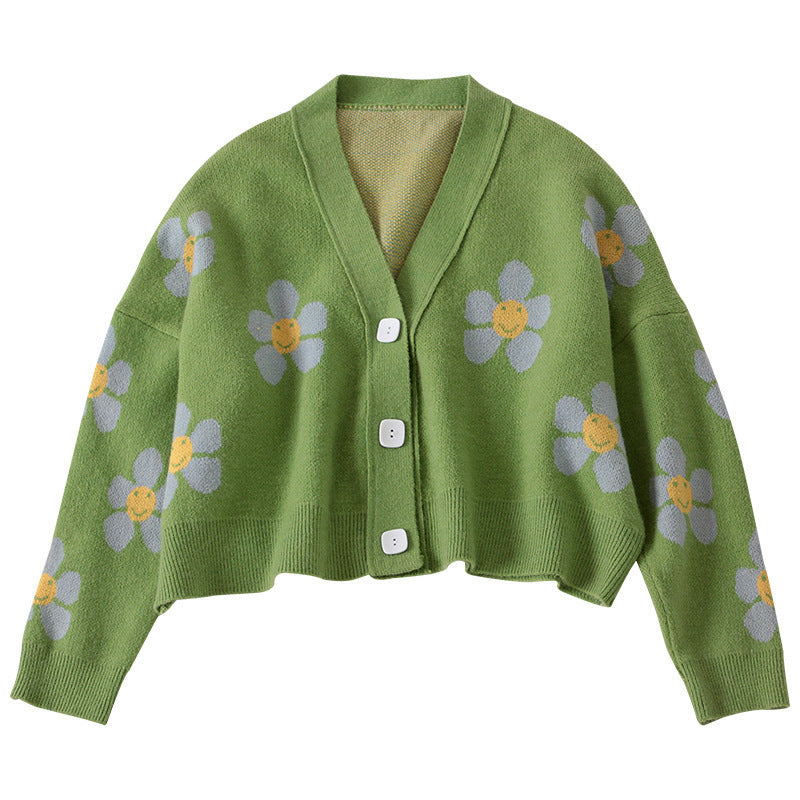 Women Buttoned Floral Pattern Vest Lune London