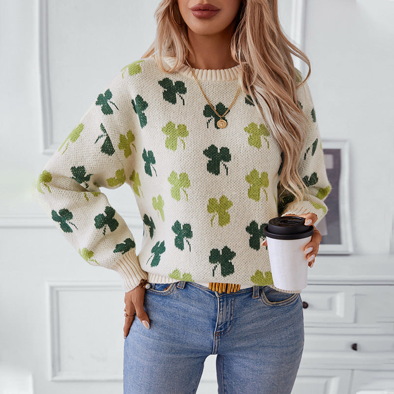 Lune London patterned women's sweater