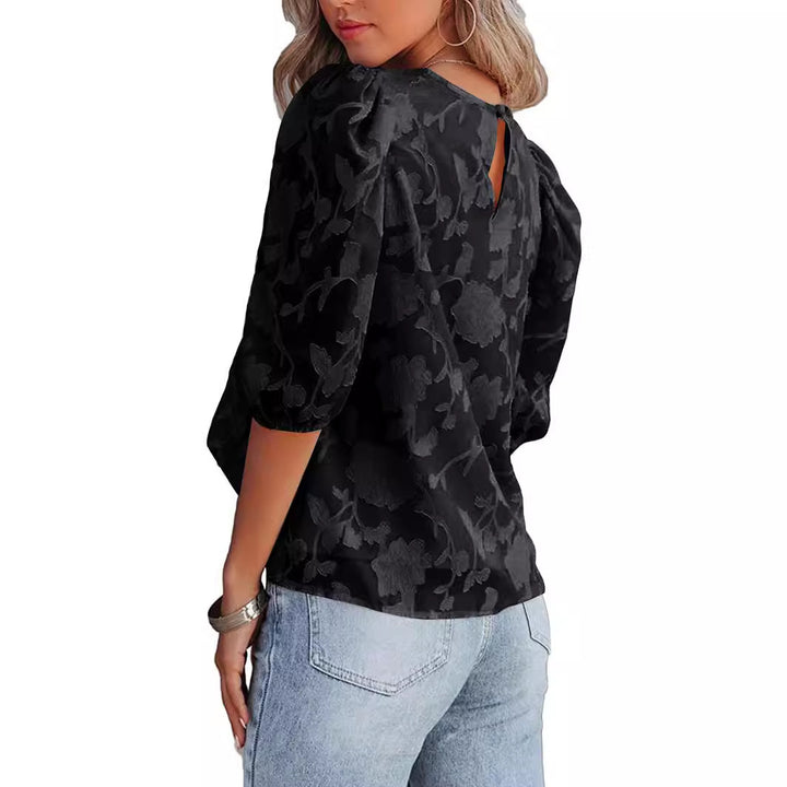 Ladies embroidered flower jacket Lune London