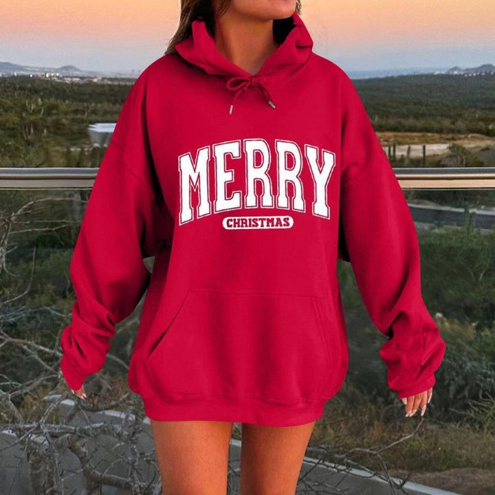 Women's casual hoodie with oversized cut and eye-catching print Chic & Stil