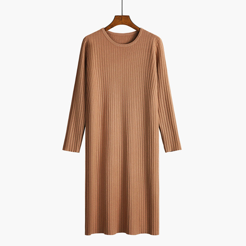 Knitted dress for ladies with a fine ribbed structure Lune London