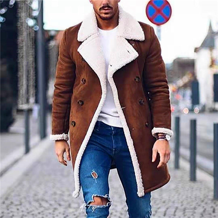 Men's sheepskin coat with luxurious plush lining Lune London