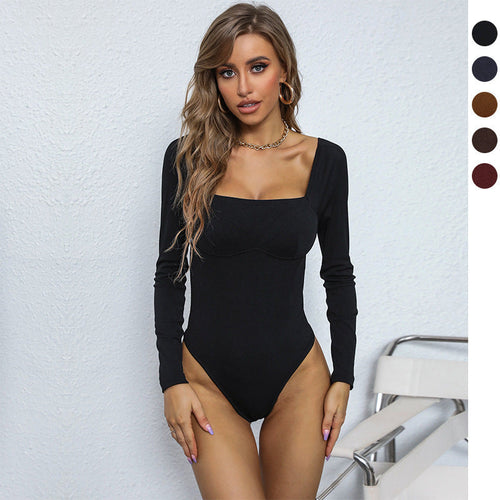 Women's Body with Long Sleeves and Straight Neckline Lune London