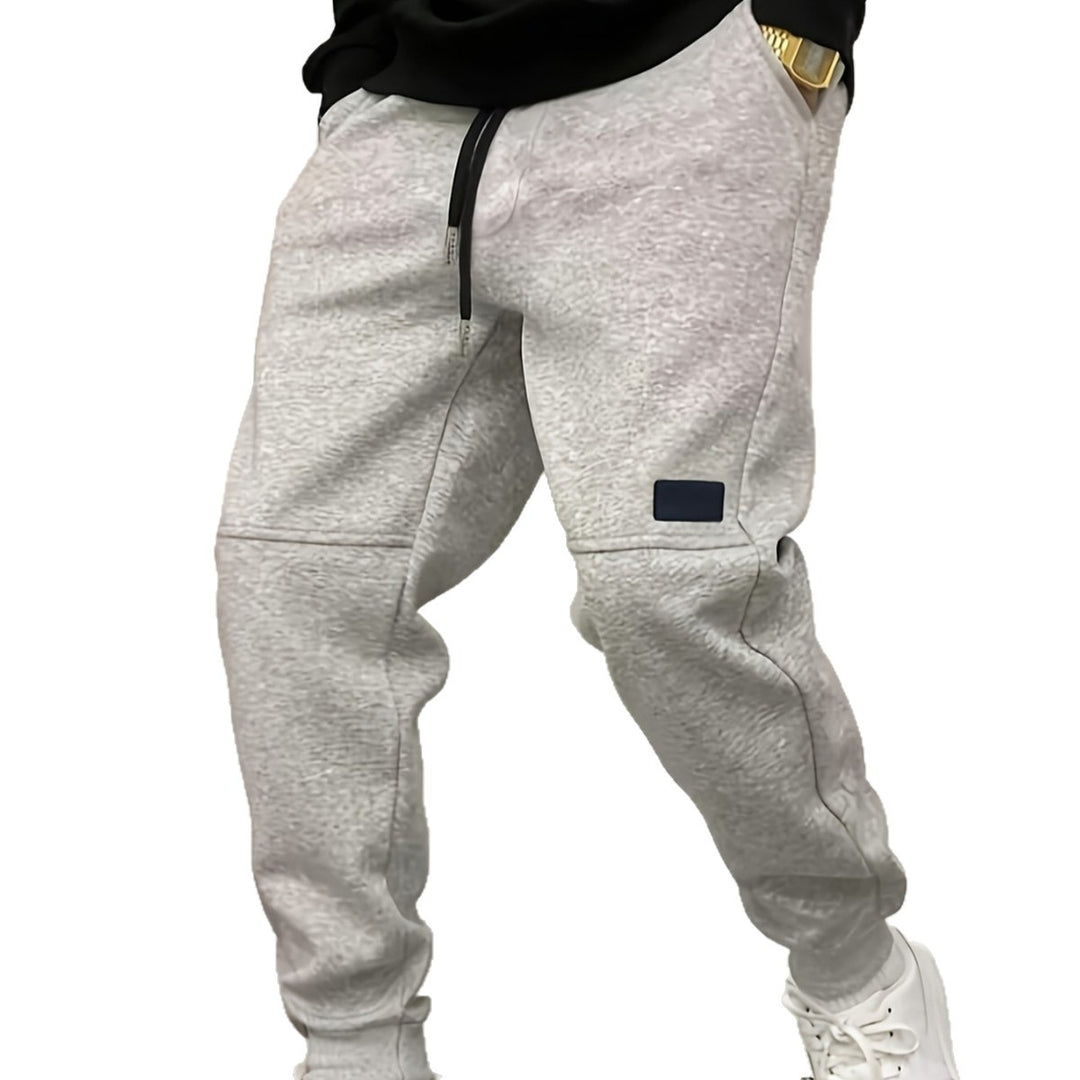 Sporty jogger pants for men with side zipper details Lune London