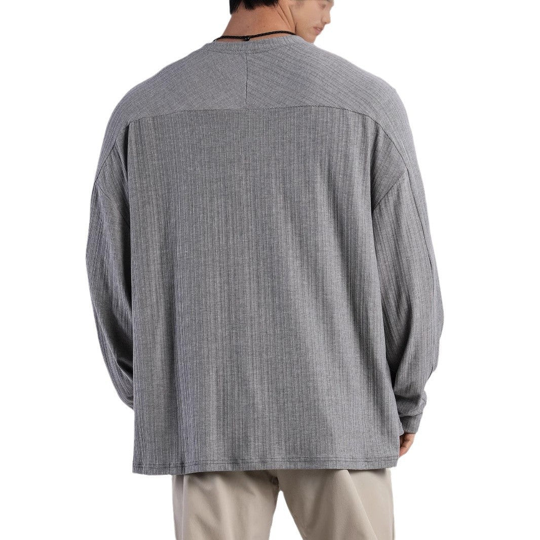 Casual long-sleeve t-shirt for women with an innovative cut and fine texture Lune London