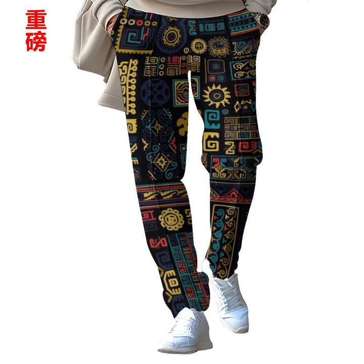 Trendy jogger pants for women with colorful patterns Lune London