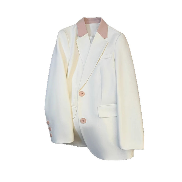 Blazer femme tendance avec col contrastant Chic & Stil