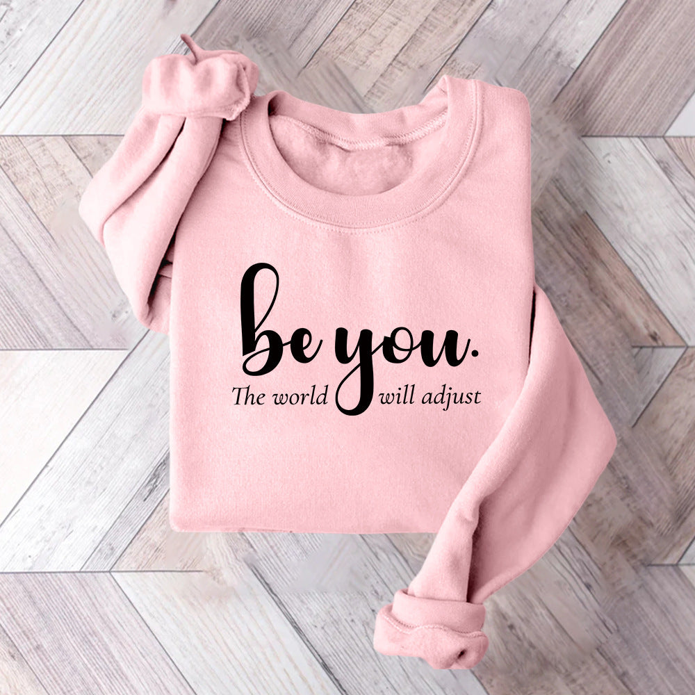 Sweat-shirt pour femmes avec motif inspirant et message motivant Chic & Stil