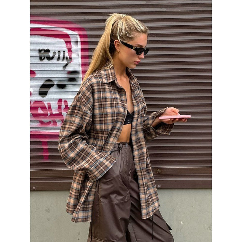 Lune London oversized checkered shirt