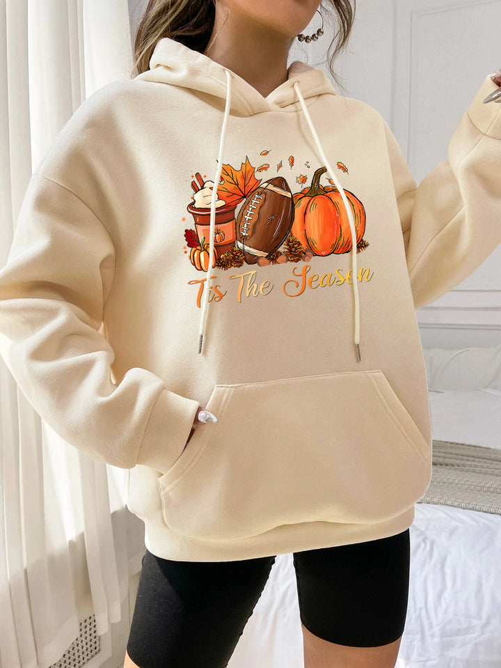 Women's hoodie with autumn motif and comfortable fit Lune London