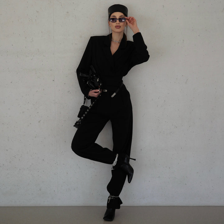 Ladies Elegant Jumpsuit with a fitted cut and trendy details Lune London