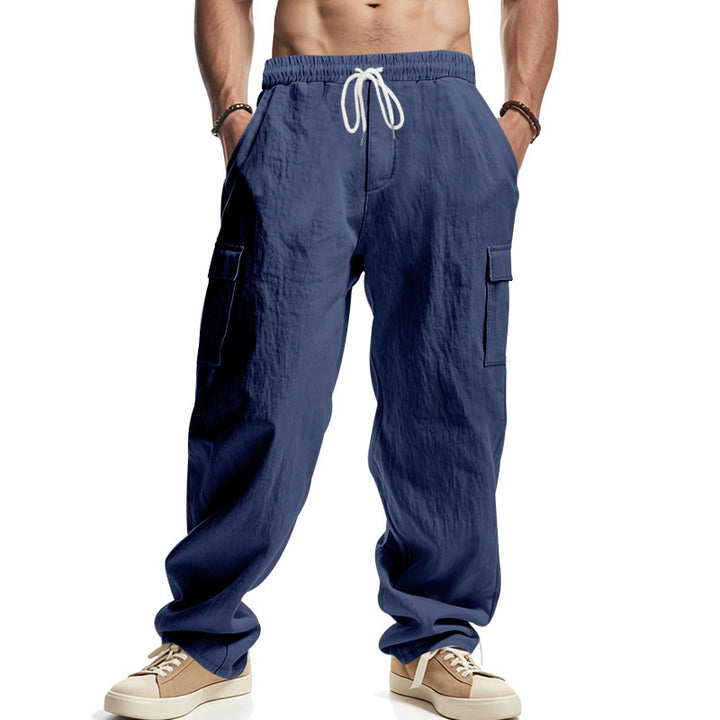 Men's cargo pants with relaxed fit and practical pockets Lune London