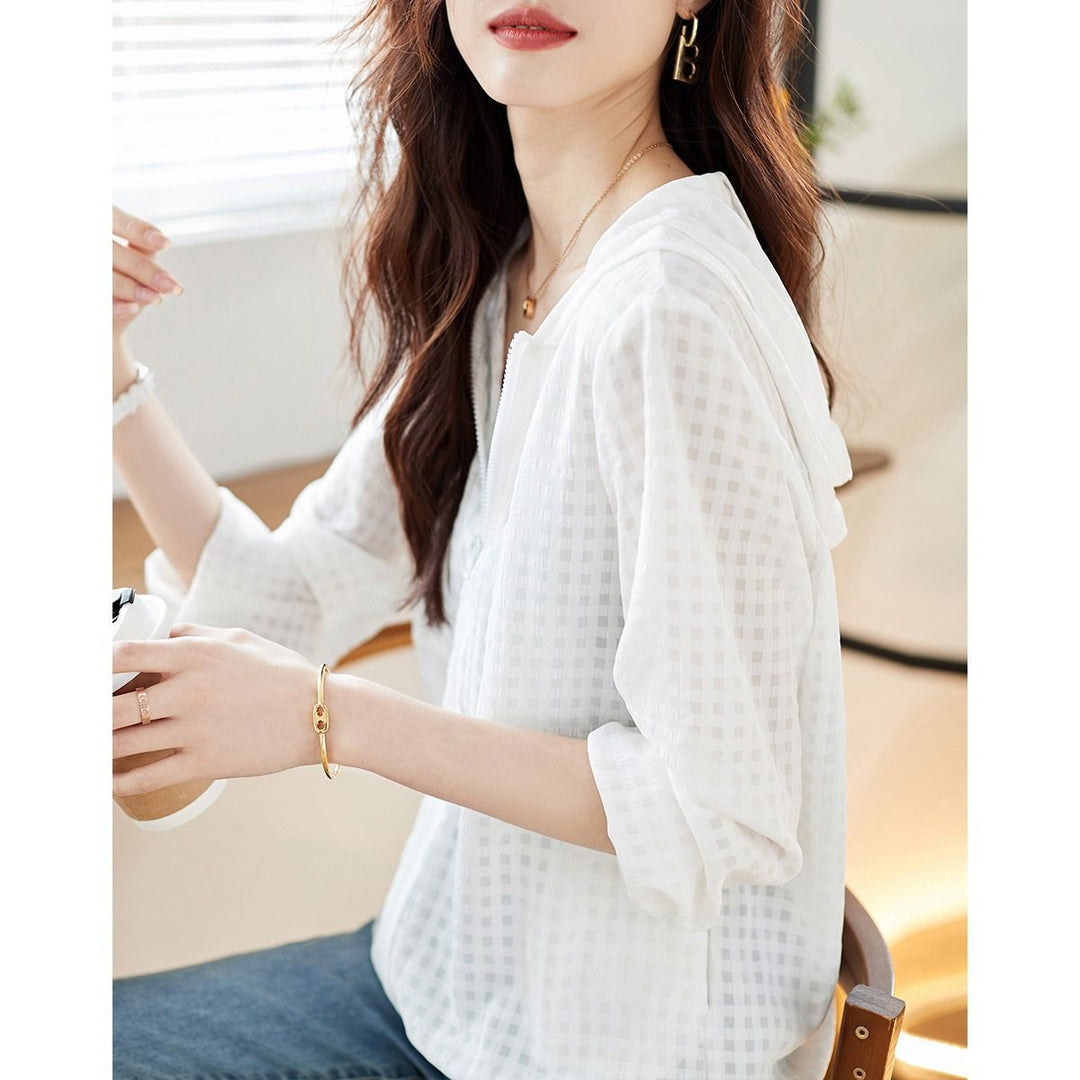 Blouse à capuche décontractée pour femmes Chic & Stil