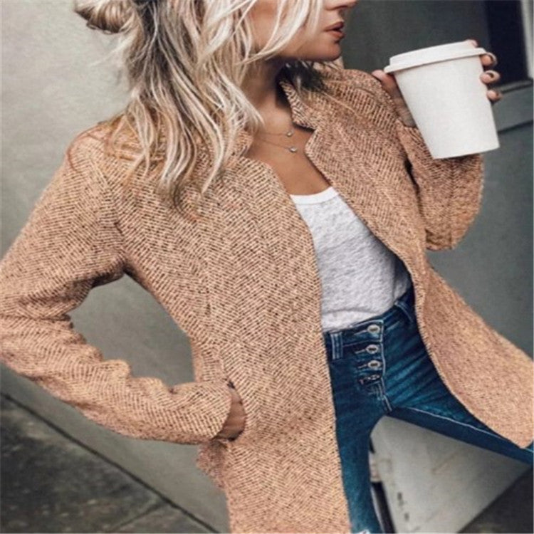 Manteau en tricot à la mode pour femmes Lune London