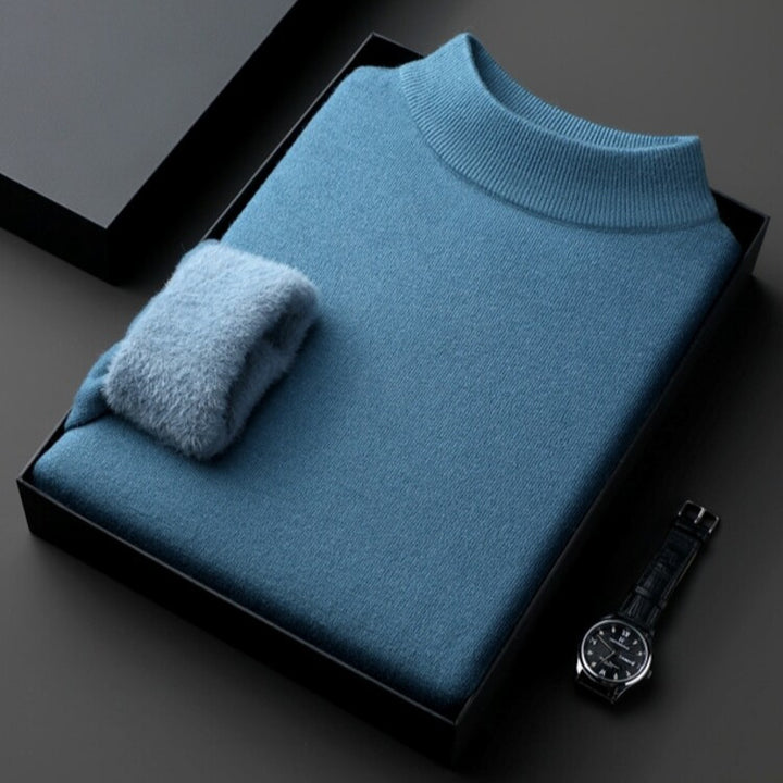 Warm turtleneck pullover for ladies made of high-quality cotton Lune London